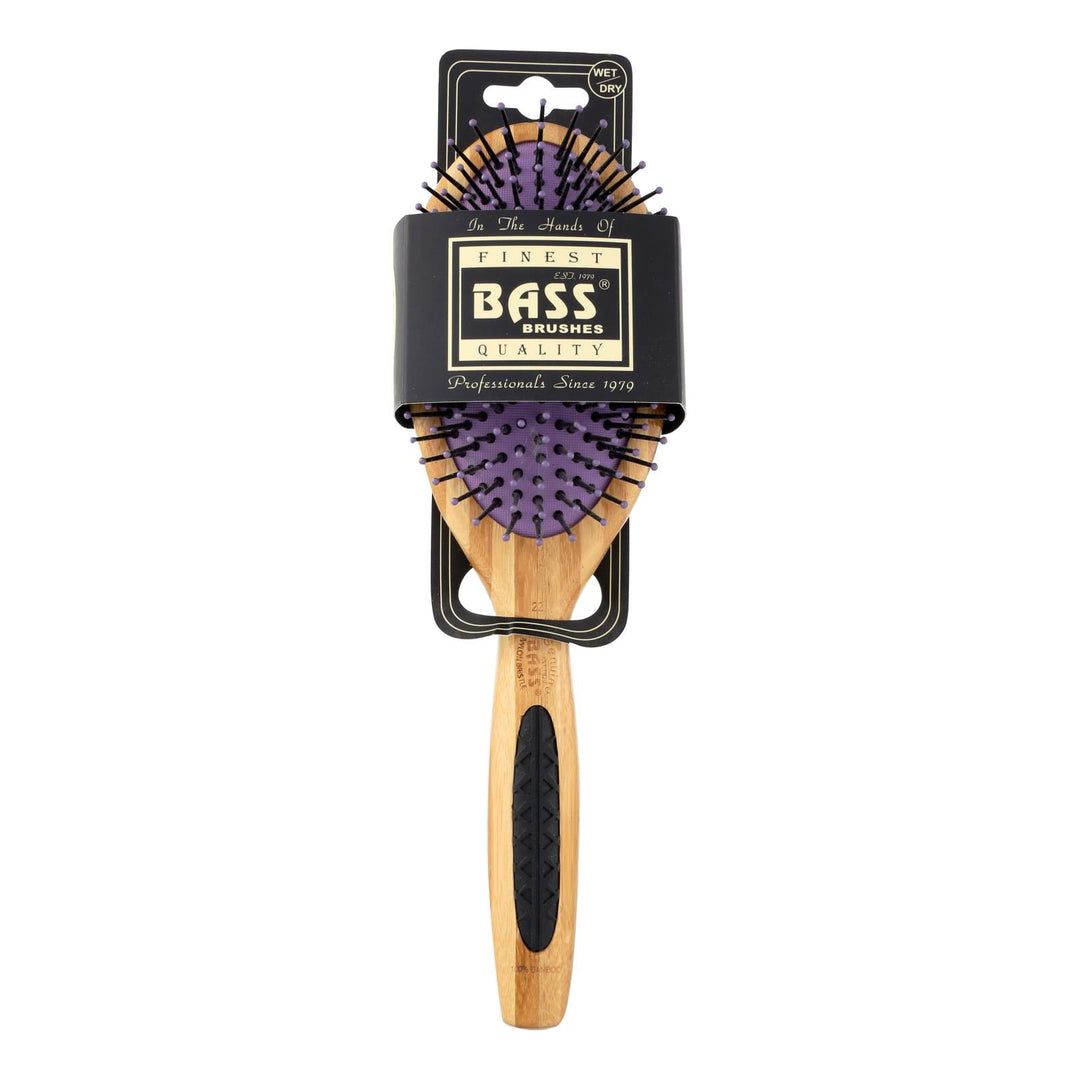 Bass Brushes - Nylon Bristle Brush - Large Oval - 1 Count - Maras Green